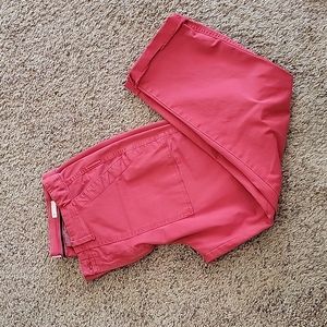 Gap red girlfriend chinos